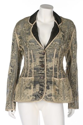 Lot 249 - A Jean Paul Gaultier 'Cowboy' lace jacket, 'La...