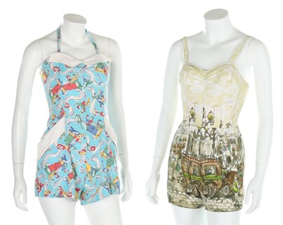 Lot 76 - A group of mainly 1950s sundresses, play suits...