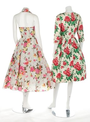 Lot 80 - Four pretty cocktail dresses, late 1950s-60s,...