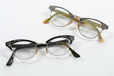 Lot 85 - A group of spectacles, mainly 1950s and 60s,...
