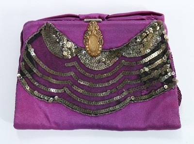 Lot 102 - Seven evening bags, mainly from 1930s,...