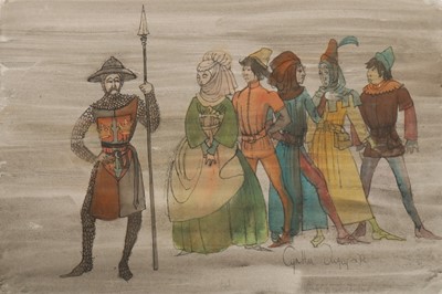 Lot 106 - A group of Cynthia Tinguey costume designs,...
