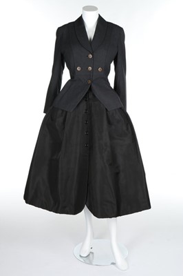 Lot 127 - A group of new-look style clothing, mid 1950s,...