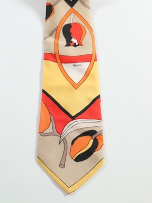 Lot 140 - Four Pucci silk ties, 1960s, labelled, with...
