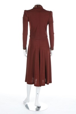 Lot 184 - Two sparkly Biba jersey outfits, circa 1973,...