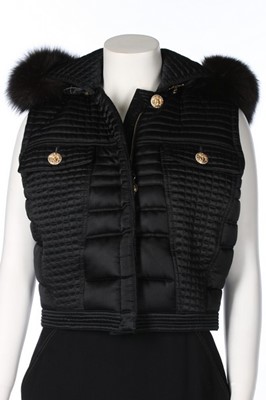 Lot 332 - A Gianni Versace quilted satin gilet, probably...