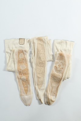 Lot 196 - Seven pairs of un-worn Franon silk and lace...