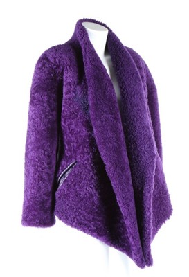 Lot 216 - A Claude Montana for Ideal-Cuir purple...