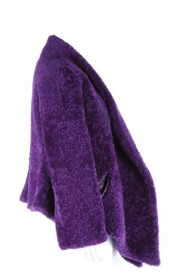 Lot 216 - A Claude Montana for Ideal-Cuir purple...