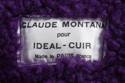 Lot 216 - A Claude Montana for Ideal-Cuir purple...