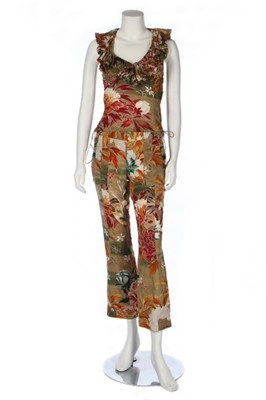 Lot 342 - Two Tom Ford for Gucci tropical printed silk...