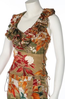 Lot 342 - Two Tom Ford for Gucci tropical printed silk...