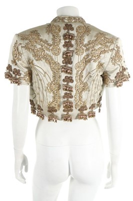Lot 297 - A Jean Paul Gaultier satin matador jacket,...