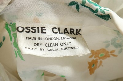 Lot 62 - An Ossie Clark/Celia Birtwell printed muslin...