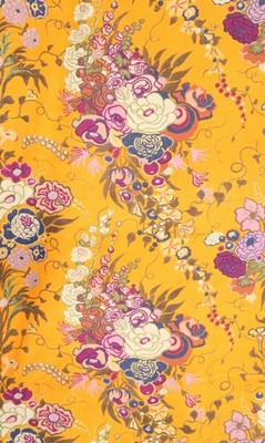 Lot 352 - Three La Maitrise printed floral cotton panels...