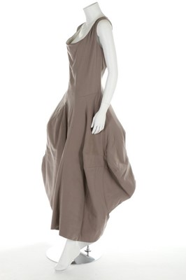 Lot 345 - A Comme des Garçons grey gabardine dress,...