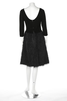 Lot 12 - A group of black and white evening wear, 1960s...