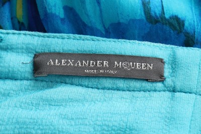 Lot 42 - An Alexander McQueen printed chiffon skirt,...