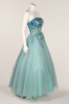 Lot 82 - Two prom style dresses, 1950s, one of...