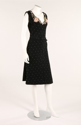 Lot 103 - Two little black dresses, late 1950s-early...