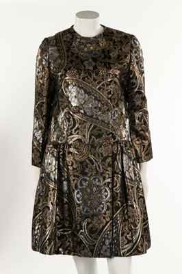 Lot 121 - Two lamé coats, 1960s, comprising one...