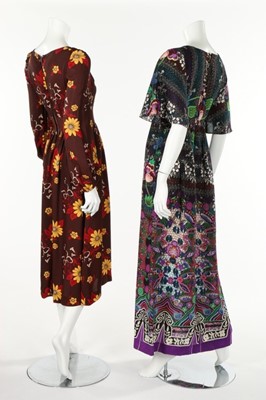 Lot 173 - A group of flower power dresses, late 1960s,...