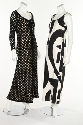 Lot 172 - A group of black and white clothing, late...