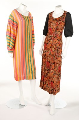 Lot 159 - A group of 1970s designer clothing, including...