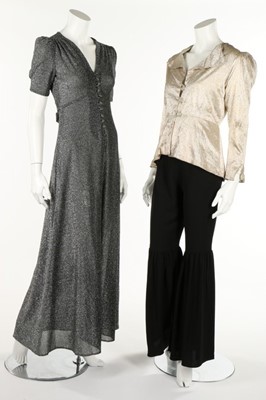Lot 156 - A group of glam 1970s clothing, comprising...