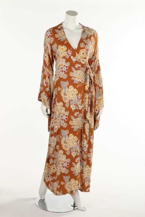 Biba Cotton Dress in Pink Floral