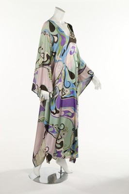 Lot 148 - A Pucci printed lurex kaftan, modern, labelled,...