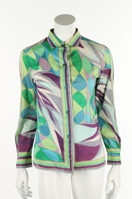 Lot 147 - A Pucci shirt and bodice, both labelled,...