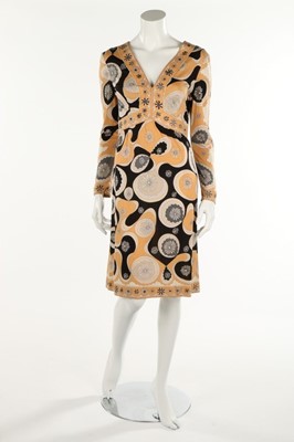 Lot 145 - A Pucci printed silk jersey dress, 1970s,...