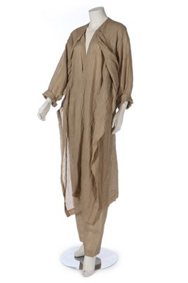 Lot 365 - An Issey Miyake crinkled linen ensemble,...