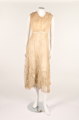 Lot 2 - A fine embroidered and pearl beaded skirt and...