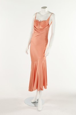 Lot 217 - An Alexander McQueen pink satin dress,...