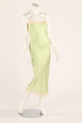 Lot 6 - An early Stella McCartney pale green silk bias-...