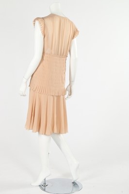 Lot 290 - A Chanel pale pink chiffon dress, modern,...