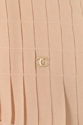 Lot 290 - A Chanel pale pink chiffon dress, modern,...
