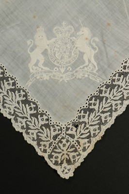 Lot 339 - A collection of lace handkerchiefs and...