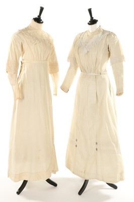 Lot 372 - Bridal-wear 1900-1910, including an ivory...