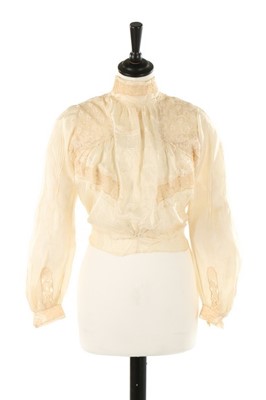 Lot 372 - Bridal-wear 1900-1910, including an ivory...