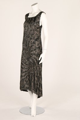 Lot 19 - A good beaded and sequined tulle dress, early...