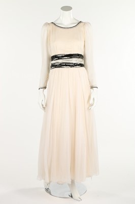 Lot 221 - A Marc Bohan for Christian Dior couture ivory...