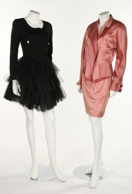 Lot 405 - 1980s designer-wear, six ensembles comprising:...