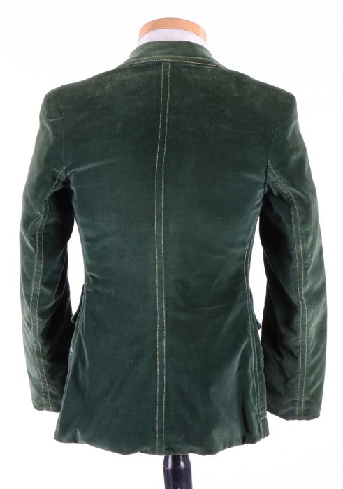 Lot 250 - A Mr Freedom green velvet jacket, early
