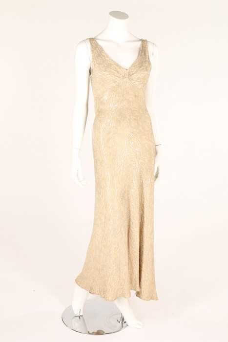 Lot 29 - A group of black and gold eveningwear, 1930s,