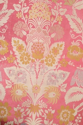Lot 438 - Textile documents, mainly French brocaded...