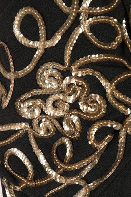 Lot 78 - Three 1940s dinner dresses, one of textured...