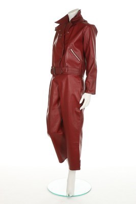 Lot 149 - A rare Belstaff woman's wine-leatherette...